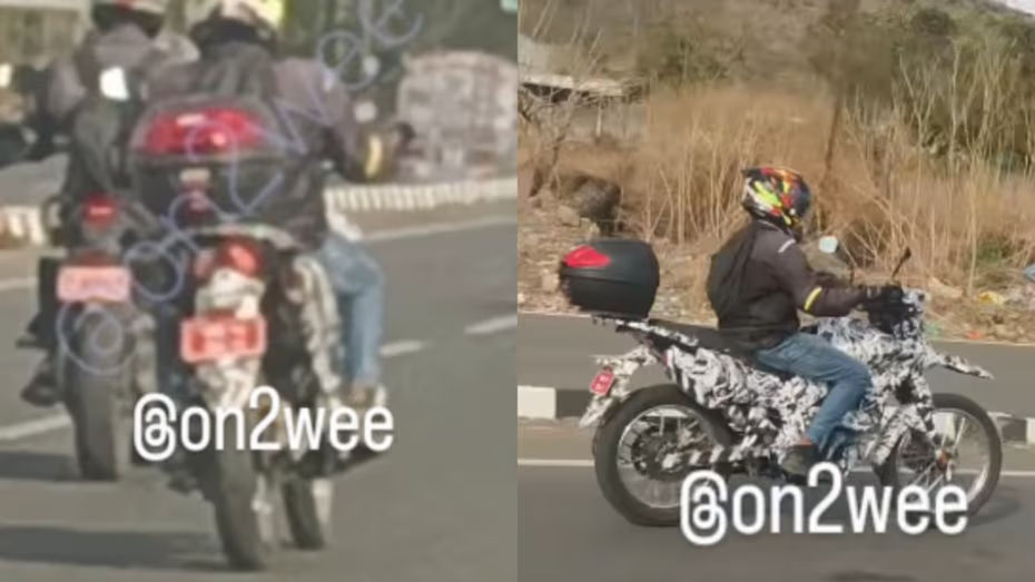 Bajaj Adventure Bike Spotted