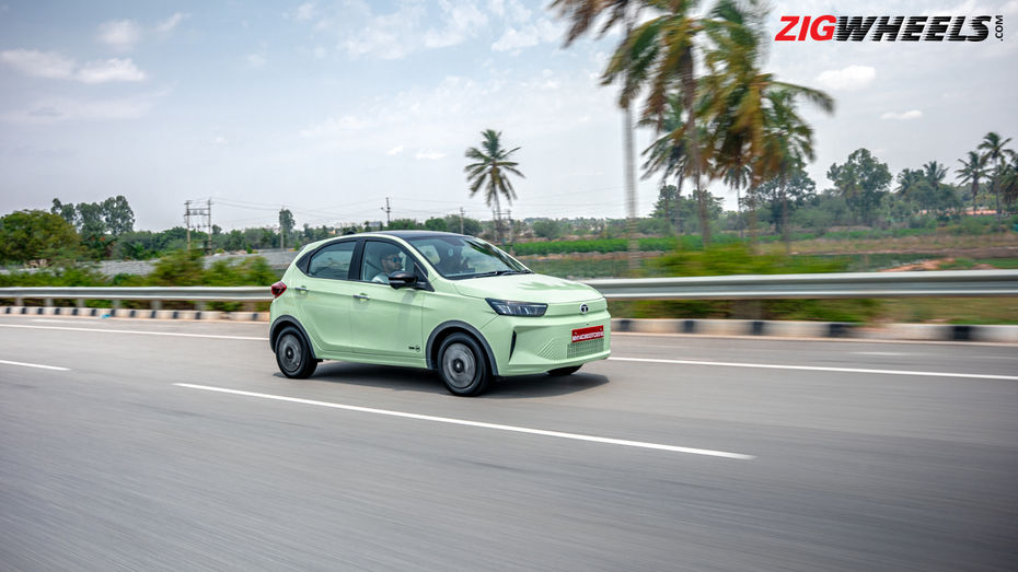 Tata Tiago EV Front Right Three Quarter