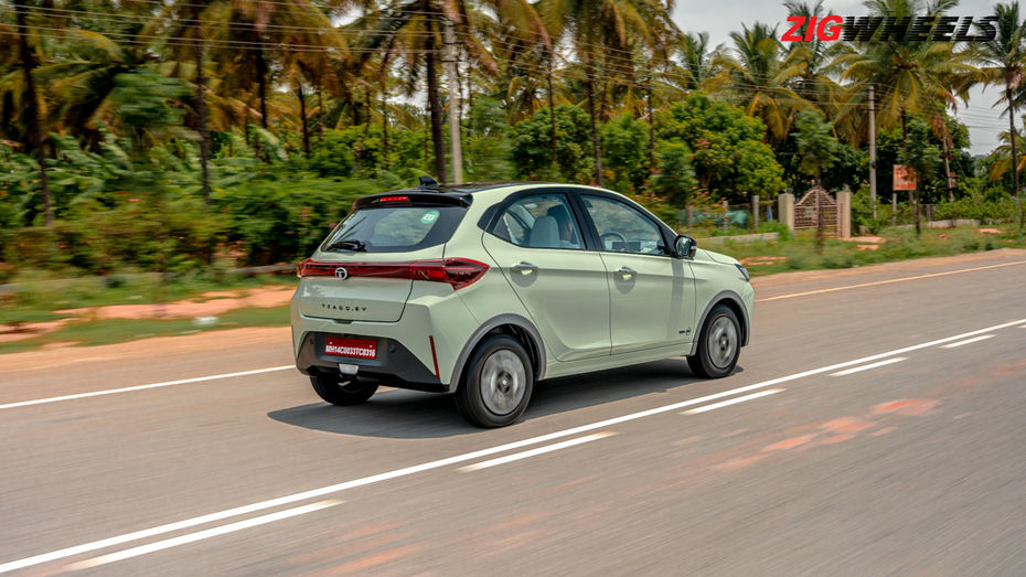 Tata Tiago EV Rear Right Three Quarter