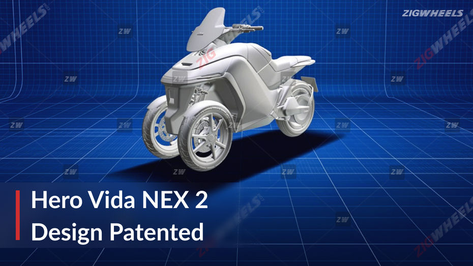 Hero Vida NEX 2 Electric Trike Design Patent Filed In India Hero Vida NEX 2 Electric Trike Design Patent Filed In India