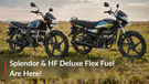 BREAKING: E85-Compliant Hero Splendor And HF Deluxe Flex Fuel Bikes Launched In India