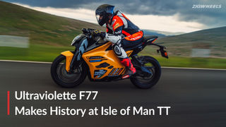 Ultraviolette F77 Becomes The 1st Indian Bike To Complete Isle Of Man TT Circuit