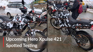 Upcoming Hero Xpulse 421 Spotted Testing In Ladakh: Here's A Closer Look