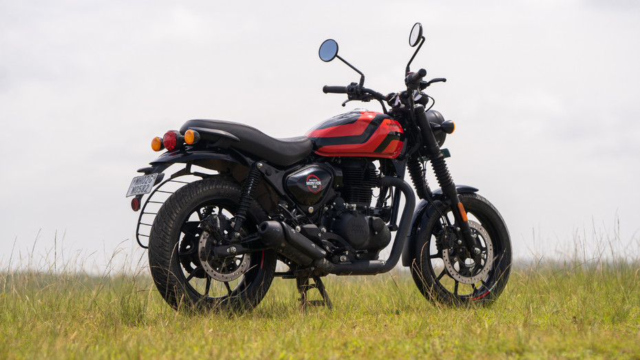 Royal Enfield Hunter 350 Rear Three Quarters
