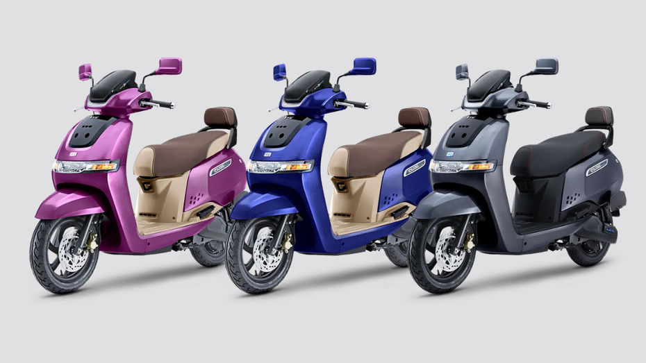 TVS iQube S 4.7kWh Colours