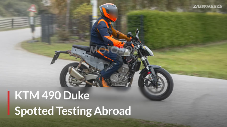 Upcoming KTM 490 Duke Spotted Testing Abroad Upcoming KTM 490 Duke Spotted Testing Abroad