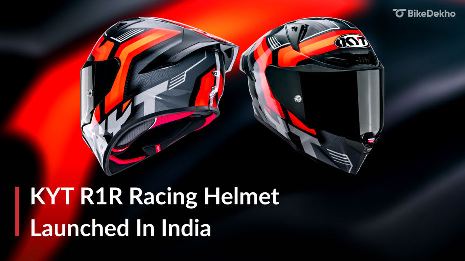 KYT R1R Racing Helmet Launched In India KYT R1R Racing Helmet Launched In India