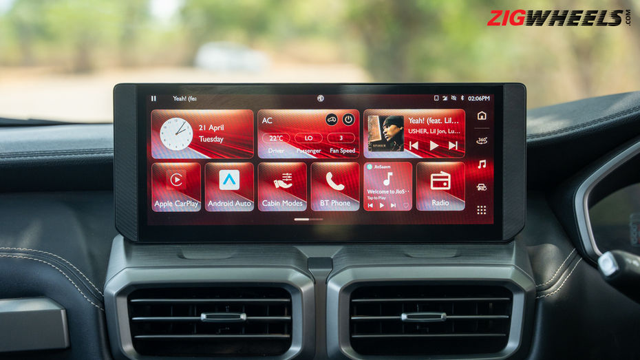 MG Majestor Infotainment Screen