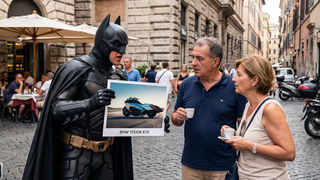 Batman Seen On The Streets Of Italy Looking For The BMW Vision K18