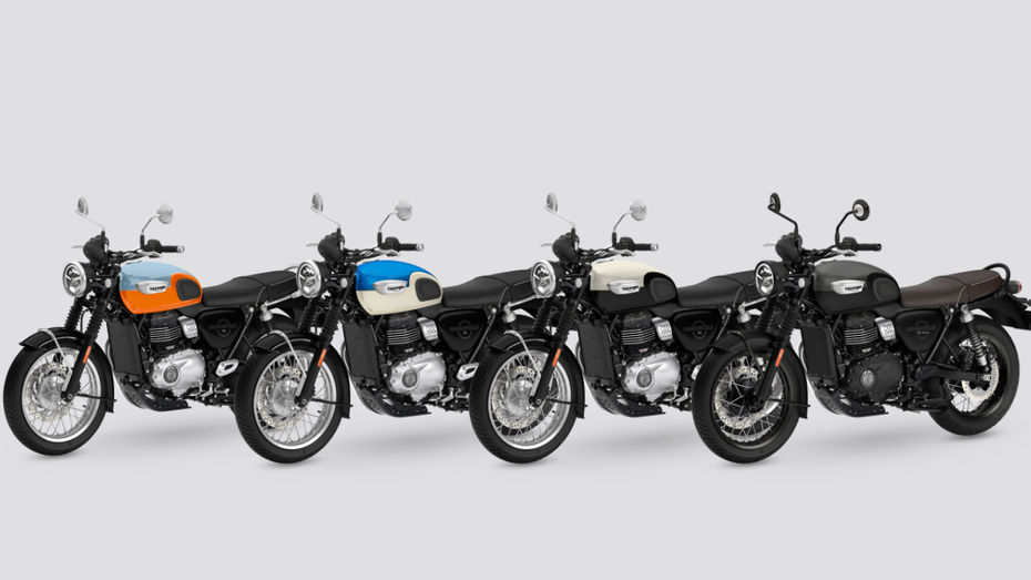 Triumph Bonneville T40 Colours