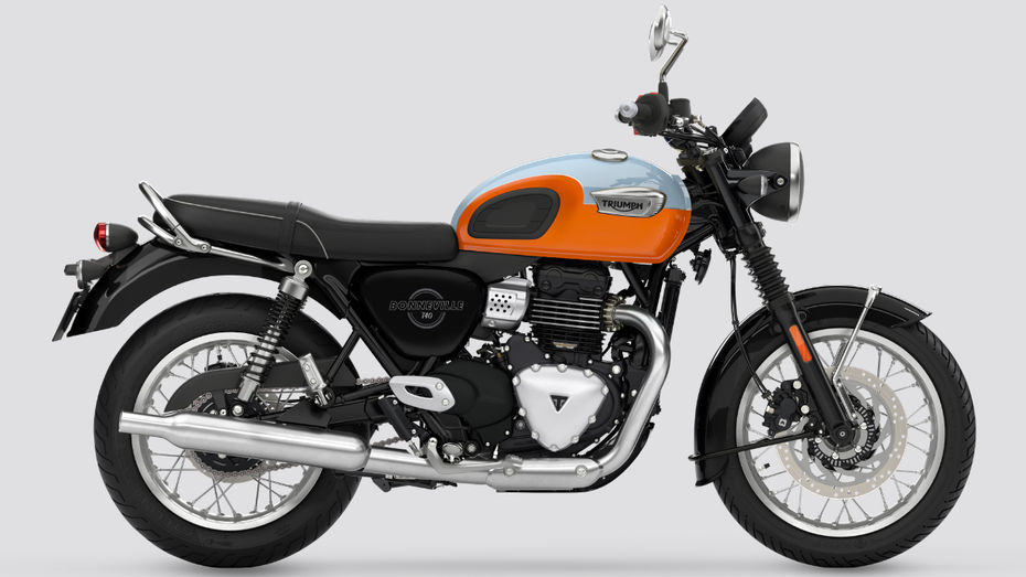Triumph Bonneville T40 Side Profile