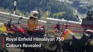 New Royal Enfield Himalayan 750 Spyshots Reveal 4 Colours