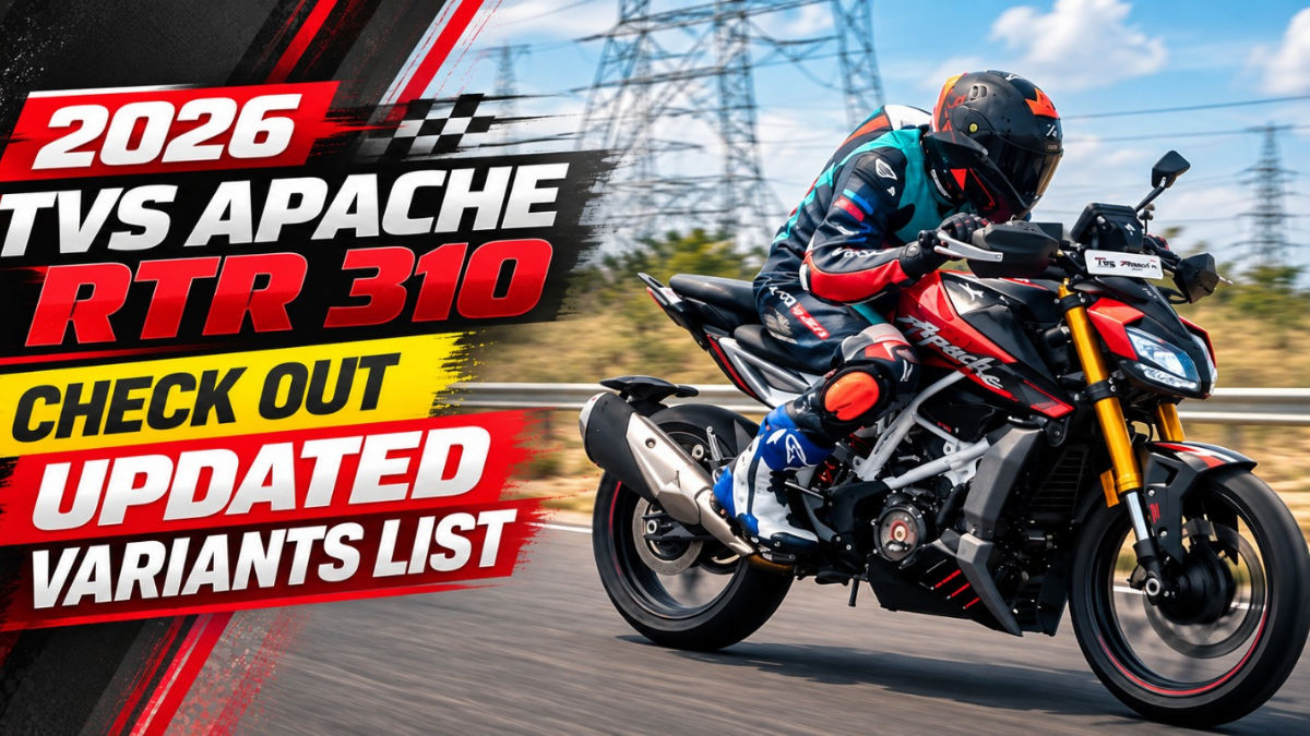 TVS Apache RTR 310 Variants Updated For 2026: Check Out The List ...