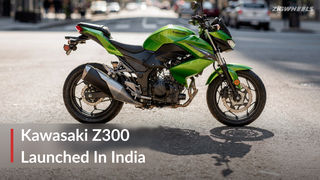 BREAKING: Kawasaki Z300 Launched In India; Gets The Ninja 300 Engine And More Features!