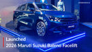 2026 Maruti Suzuki Baleno Facelift Launched At Rs 6.1 Lakh Onwards
