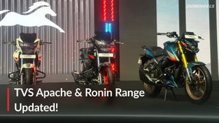 BREAKING: TVS Apache, Ronin Get A Bunch Of New Variants And Features