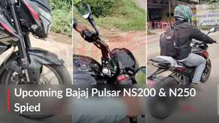 Upcoming Bajaj Pulsar NS200 And N250 Spotted Testing