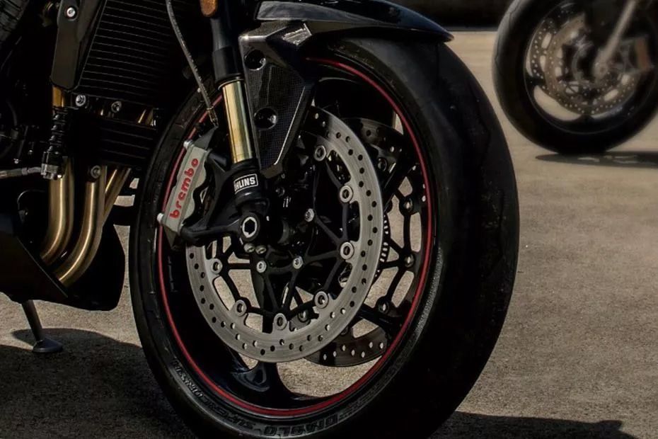 Front Brake View of Speed Triple