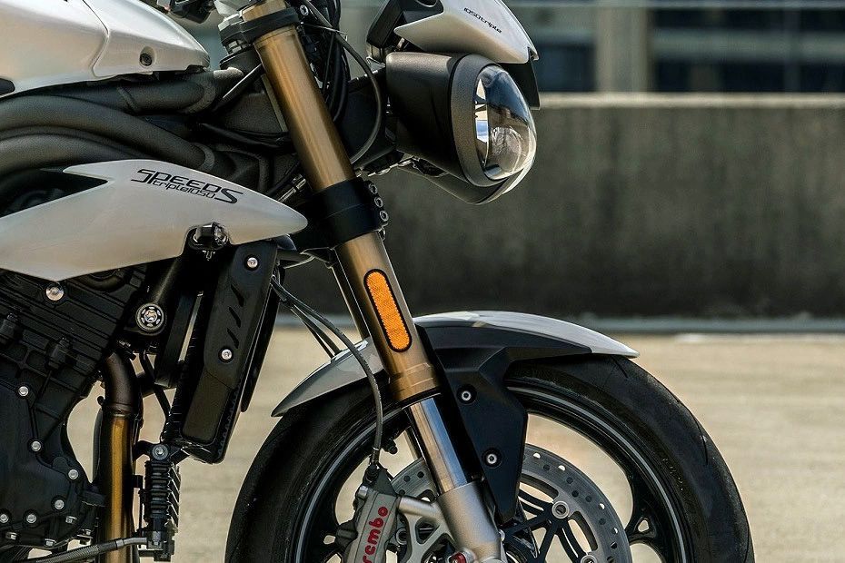 Front Suspension View of Speed Triple