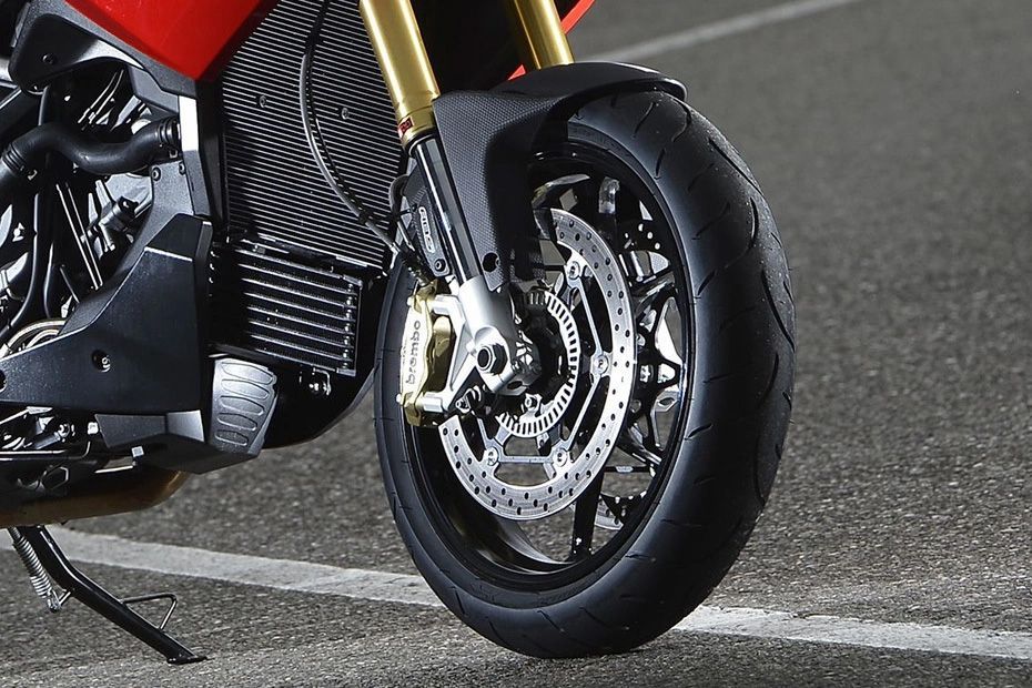 Front Tyre View of Caponord 1200