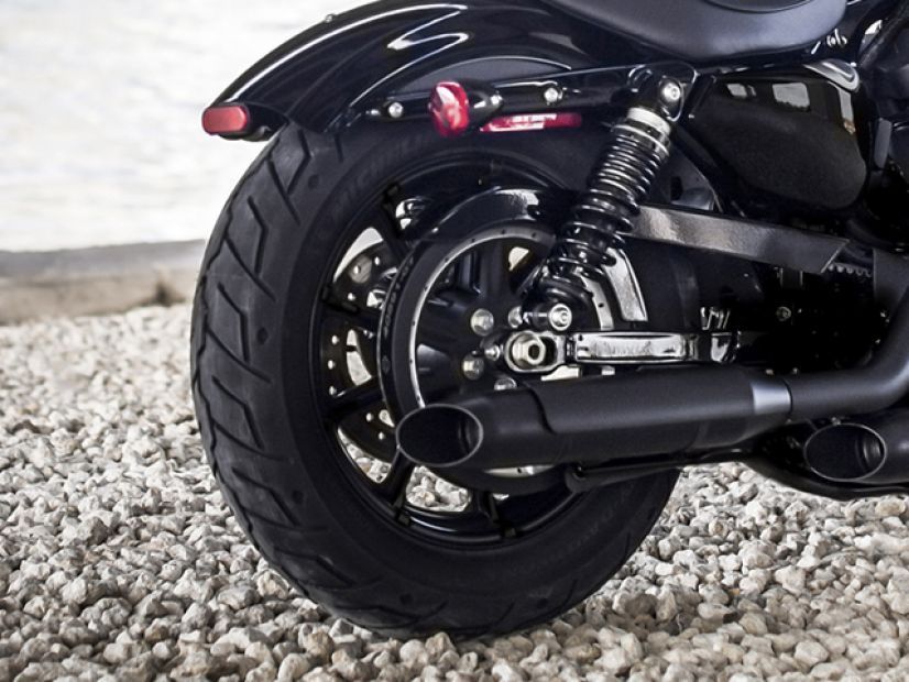 Rear Tyre View of Iron 1200