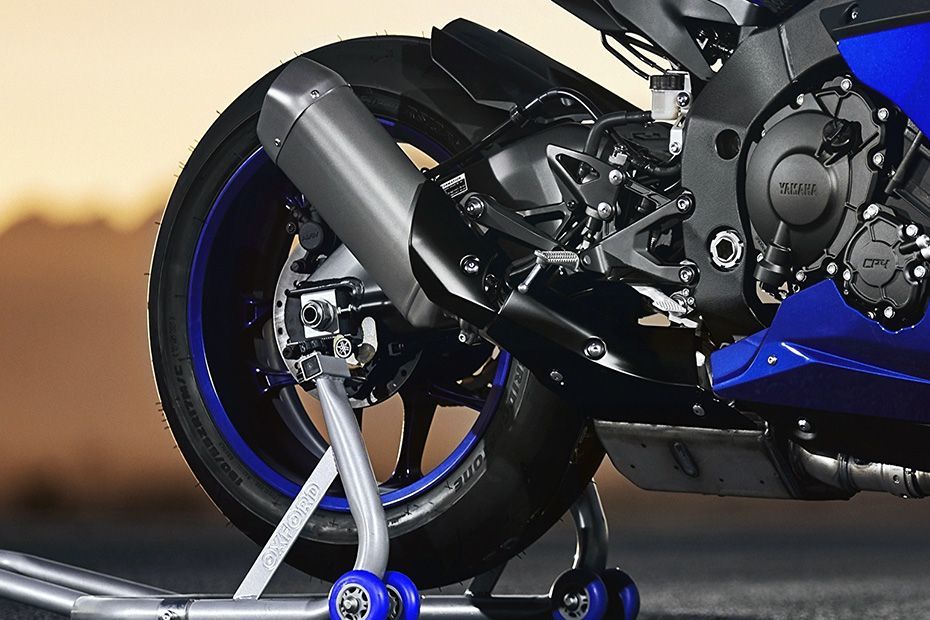 Rear Tyre View of YZF R1