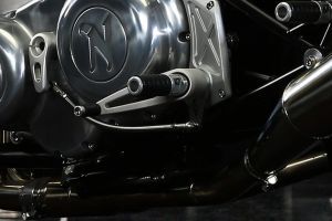 Foot Rest View of Commando 961 Cafe Racer