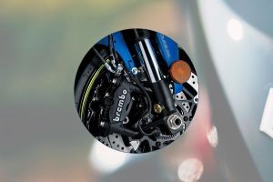 Front Brake View of GSX R1000R