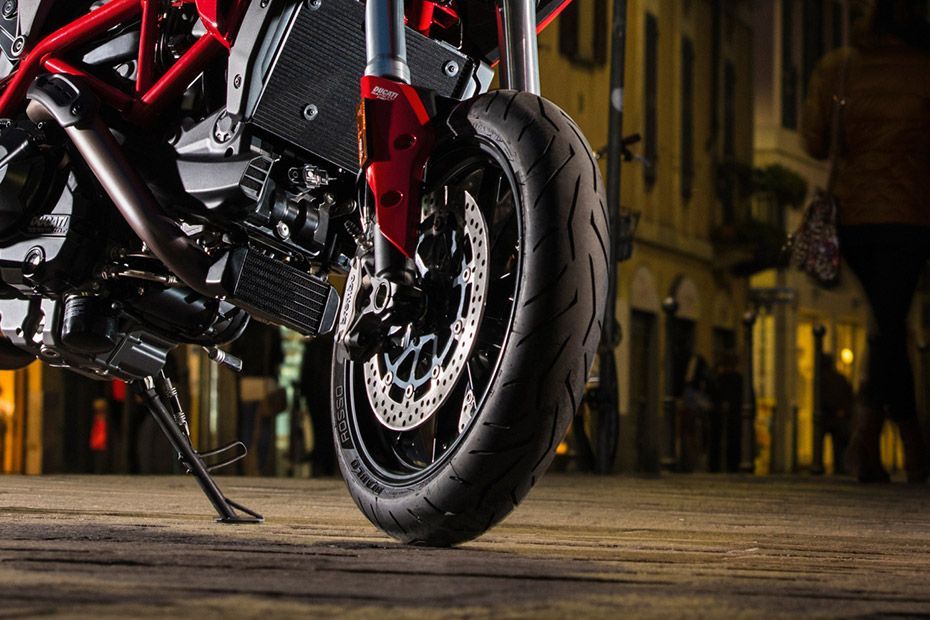 Front Tyre View of Hypermotard
