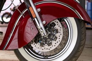 Front Tyre View of Chief Classic