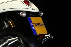 Rear Indicator View of Commando 961 Cafe Racer