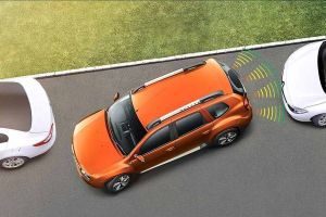 Rear Parking Sensors Top View Image of Duster