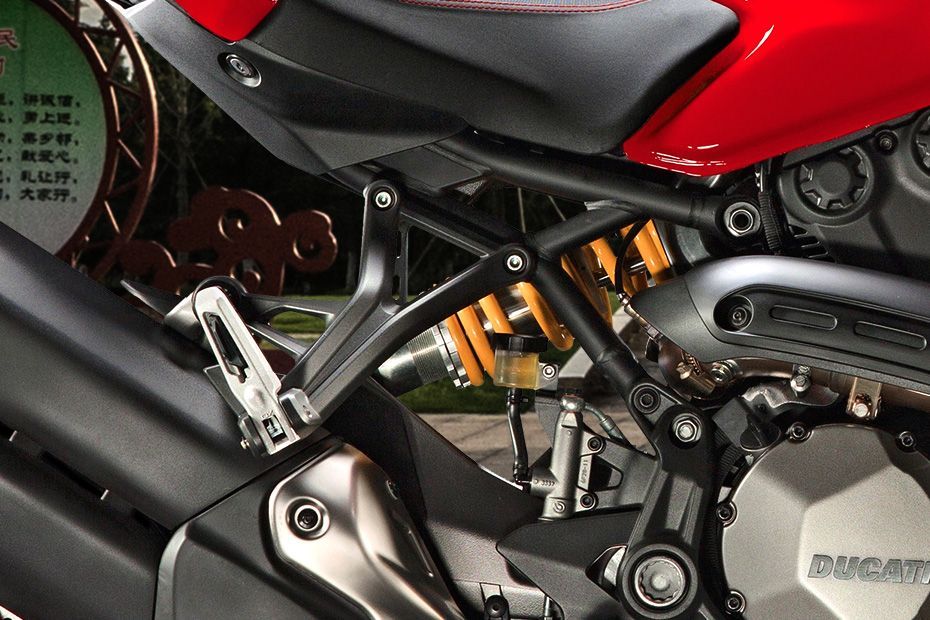 Rear Suspension View of Monster 1200