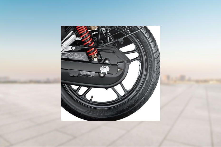Rear Tyre View of Xtreme Sports