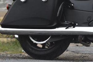 Rear Tyre View of Springfield Dark Horse