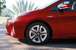 Wheel arch Image of Prius
