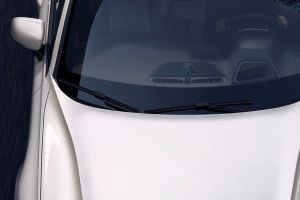 Wiper with full windshield Image of V60 Cross Country