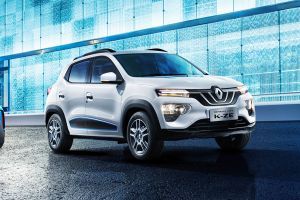 3D Kwid EV Image of Kwid EV