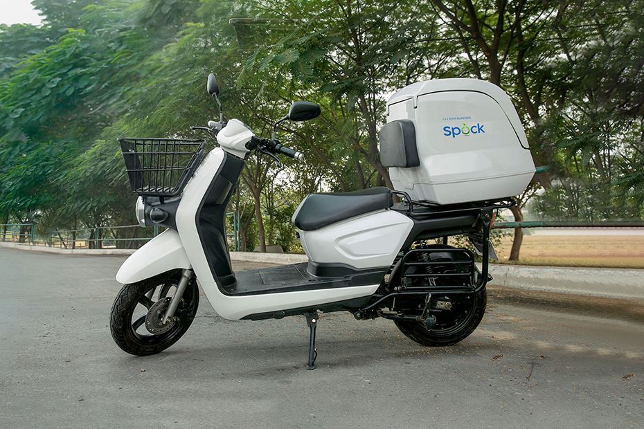 Left Side View of Spock Electric Scooter
