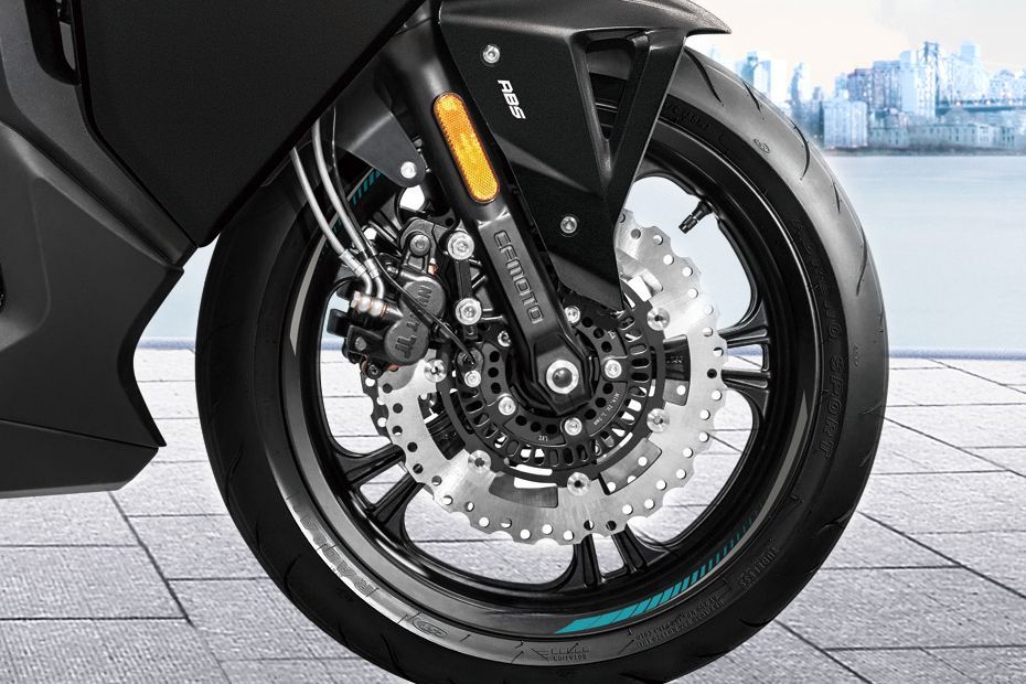 Front Brake View of 650GT