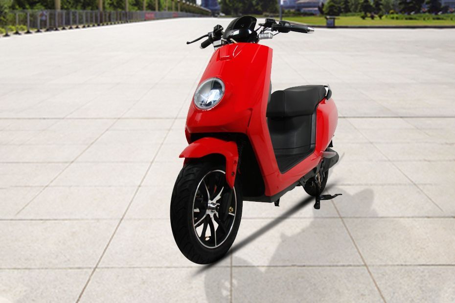 Front Left View of Electric Scooter