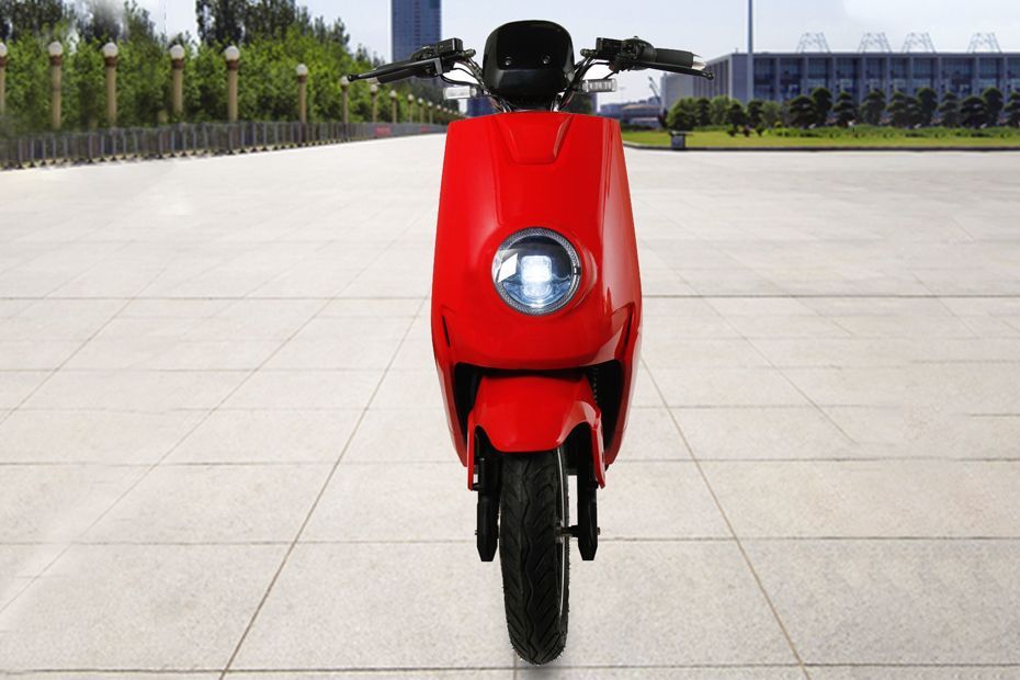 Front View of Electric Scooter