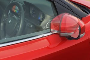 Side mirror rear angle Image of Glanza