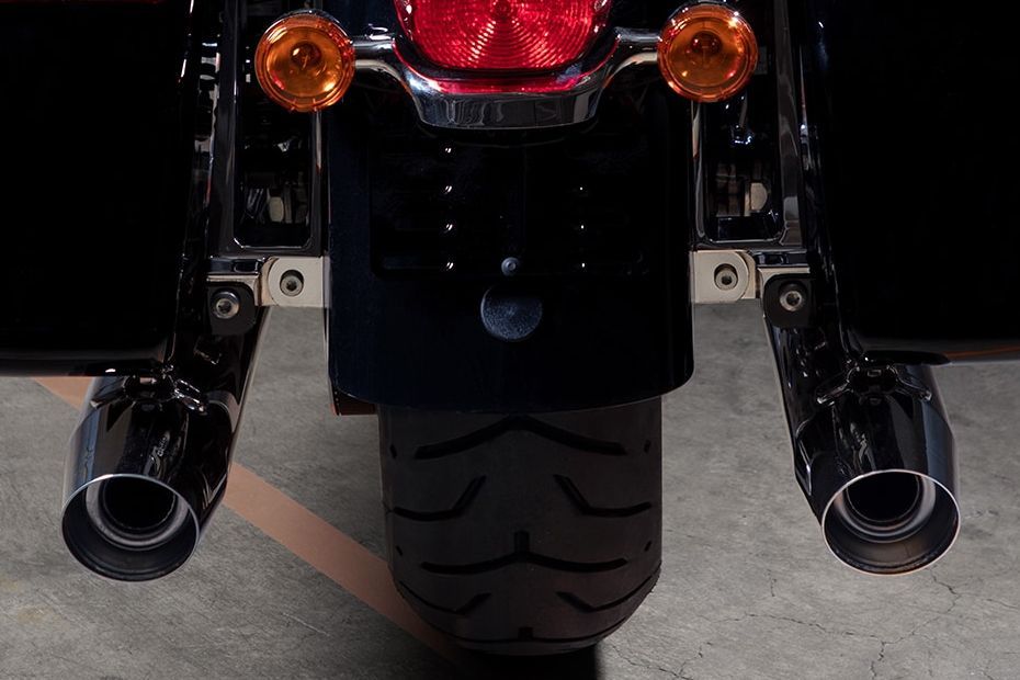 Exhaust View of Electra Glide Standard