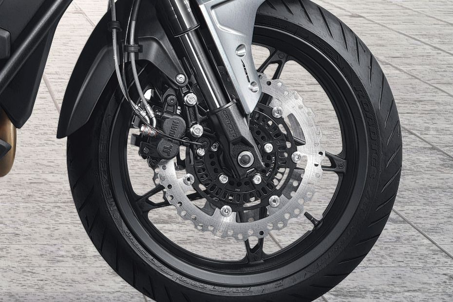 Front Brake View of 650MT