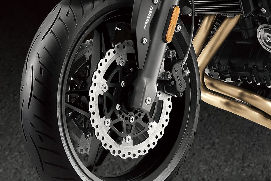 Front Brake View of 650NK