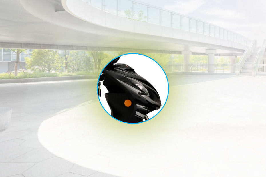 Front Indicator View of Gen Nxt Nanu E-scooter