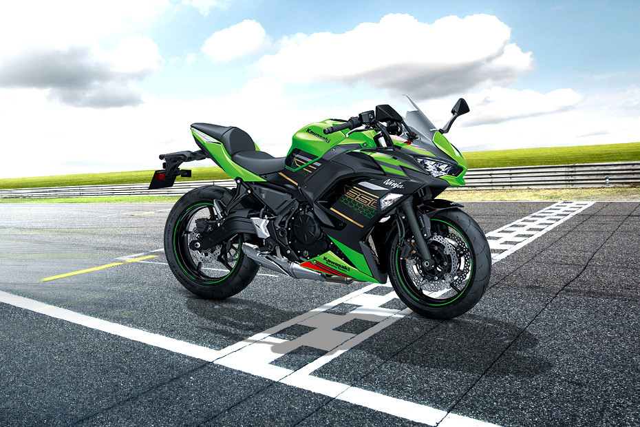 Front Left View of 2020 Ninja 650