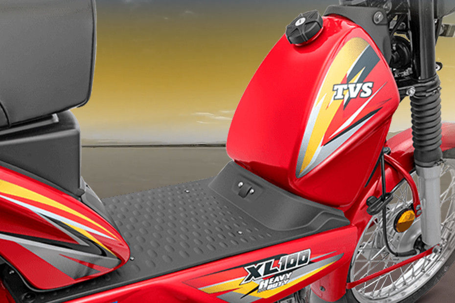 TVS XL 100 Comfort 12V-5W Grey Moped at best price in Ara by TVS