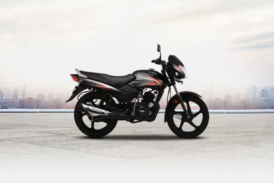 tvs sport electric start on road price